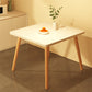 Modern Table Tripod Base Dining Table for Kitchen Dining Room White 31.5"L x 31.5"W x 28.7"H Without Chairs Clearhalo 'Dining Tables & Seating' 'Dining Tables' 'dining_table' 'furn' 'furn_dining_table' 'Furniture' 'Kitchen & Dining Furniture' 7476864
