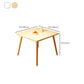 Modern Table Tripod Base Dining Table for Kitchen Dining Room Clearhalo 'Dining Tables & Seating' 'Dining Tables' 'dining_table' 'furn' 'furn_dining_table' 'Furniture' 'Kitchen & Dining Furniture' 7476881