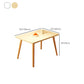 Modern Table Tripod Base Dining Table for Kitchen Dining Room Clearhalo 'Dining Tables & Seating' 'Dining Tables' 'dining_table' 'furn' 'furn_dining_table' 'Furniture' 'Kitchen & Dining Furniture' 7476882