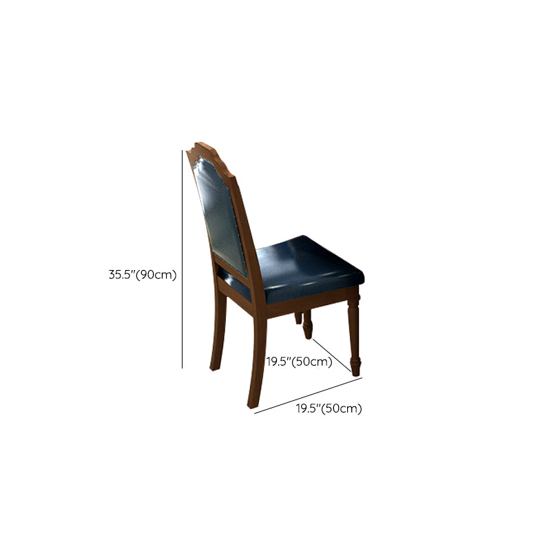Ensemble table et chaises de salle à manger 7 pièces, ensemble de table et chaises en bois massif