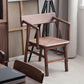 Massiver Holzarm Stuhl offener Essarm Stuhl für Esszimmer