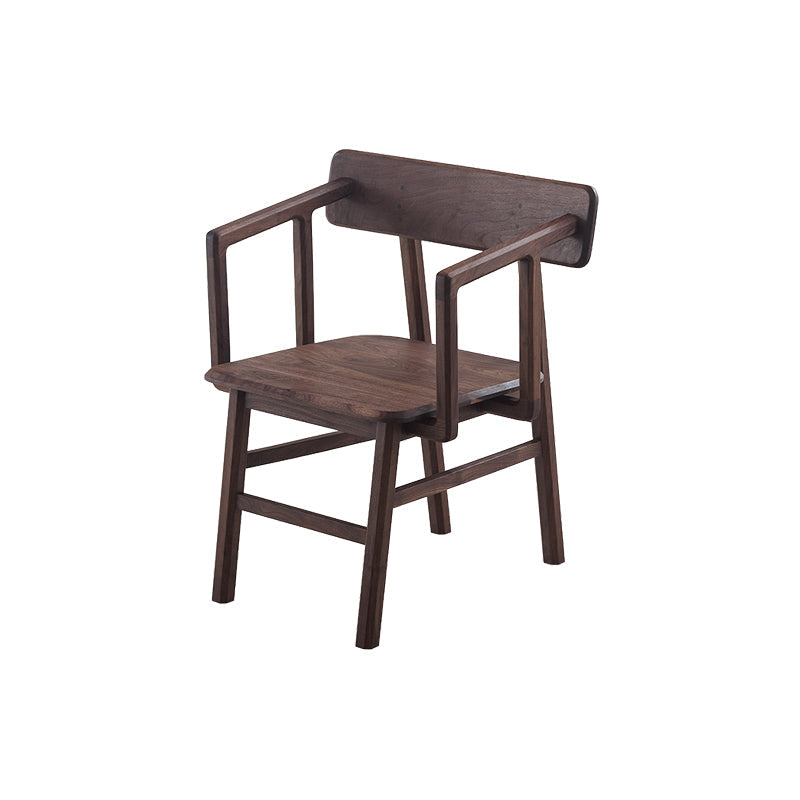 Massiver Holzarm Stuhl offener Essarm Stuhl für Esszimmer