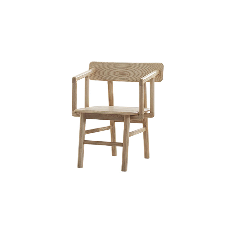 Massiver Holzarm Stuhl offener Essarm Stuhl für Esszimmer
