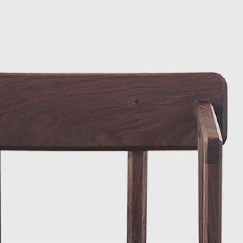 Massiver Holzarm Stuhl offener Essarm Stuhl für Esszimmer
