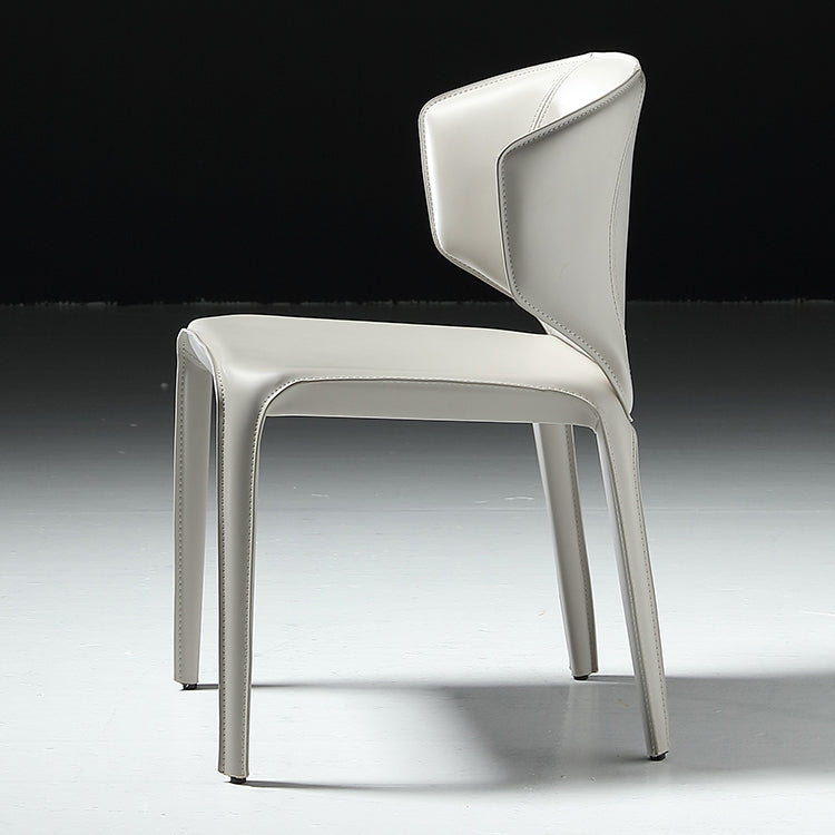 Faux Leather Upholstered Side Chair Indoor Dining Side Chair for Dining Room Clearhalo 'Dining Chairs' 'Dining Tables & Seating' 'dining_chair' 'furn' 'furn_dining_chair' 'Furniture' 'Kitchen & Dining Furniture' 7477254