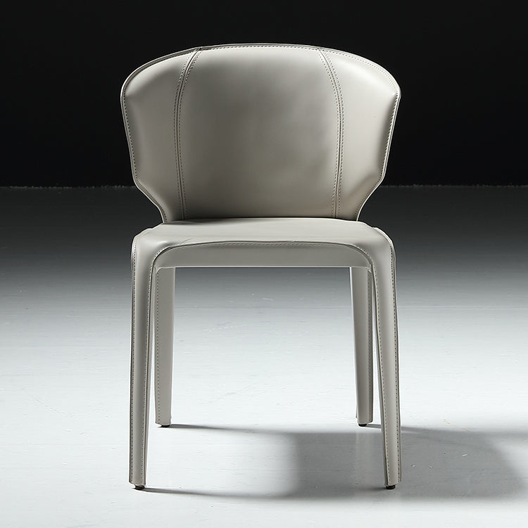 Faux Leather Upholstered Side Chair Indoor Dining Side Chair for Dining Room Clearhalo 'Dining Chairs' 'Dining Tables & Seating' 'dining_chair' 'furn' 'furn_dining_chair' 'Furniture' 'Kitchen & Dining Furniture' 7477257