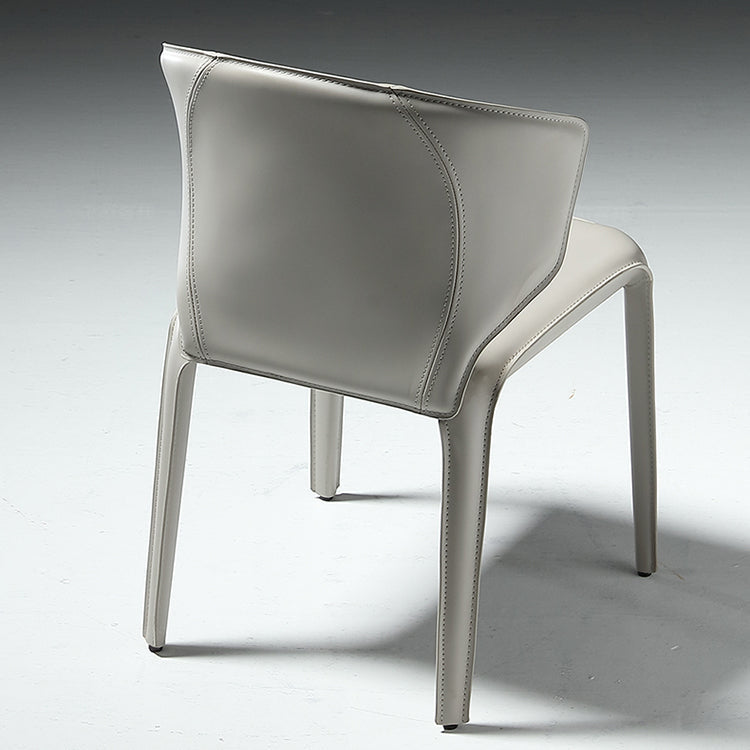 Faux Leather Upholstered Side Chair Indoor Dining Side Chair for Dining Room Clearhalo 'Dining Chairs' 'Dining Tables & Seating' 'dining_chair' 'furn' 'furn_dining_chair' 'Furniture' 'Kitchen & Dining Furniture' 7477271