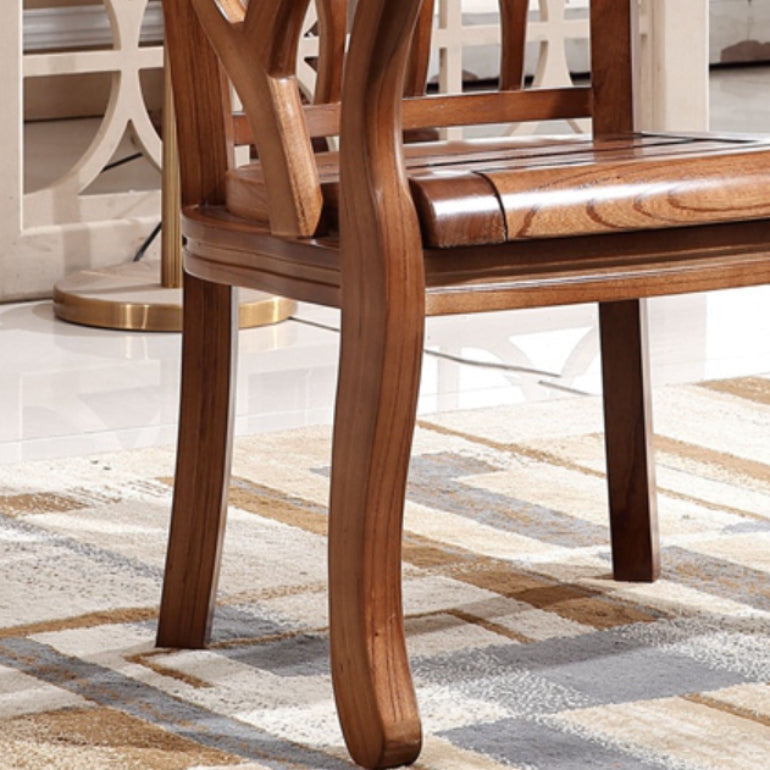 Solid Wood Frame Dining Chairs Dining Arm Chair for Dining Room Clearhalo 'Dining Chairs' 'Dining Tables & Seating' 'dining_chair' 'furn' 'furn_dining_chair' 'Furniture' 'Kitchen & Dining Furniture' 7477368