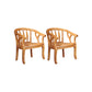 Solid Wood Frame Dining Chairs Dining Arm Chair for Dining Room Wood 2 Piece Set Clearhalo 'Dining Chairs' 'Dining Tables & Seating' 'dining_chair' 'furn' 'furn_dining_chair' 'Furniture' 'Kitchen & Dining Furniture' 7477378