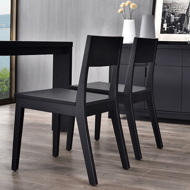 Sedia moderna in legno spostano a braccio con gambe di cenere per sala da pranzo