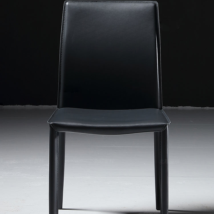 Silla lateral industrial sólida silla de comedor de metal para interiores