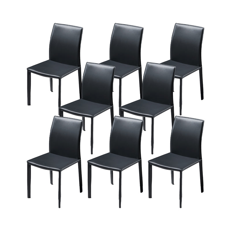 Silla lateral industrial sólida silla de comedor de metal para interiores