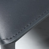 Silla lateral industrial sólida silla de comedor de metal para interiores