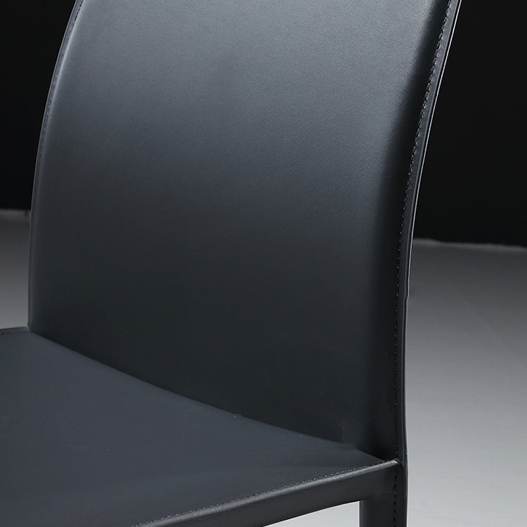 Silla lateral industrial sólida silla de comedor de metal para interiores