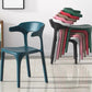 Nordic Armrest Stackable Chair with Acrylic Legs for Dining Room