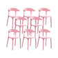 Nordic Armrest Stackable Chair with Acrylic Legs for Dining Room