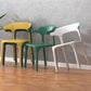 Nordic Armrest Stackable Chair with Acrylic Legs for Dining Room