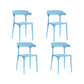Nordic Armrest Stackable Chair with Acrylic Legs for Dining Room