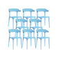 Nordic Armrest Stackable Chair with Acrylic Legs for Dining Room