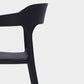 Nordic Armrest Stackable Chair with Acrylic Legs for Dining Room