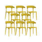 Nordic Armrest Stackable Chair with Acrylic Legs for Dining Room