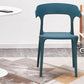 Nordic Armrest Stackable Chair with Acrylic Legs for Dining Room