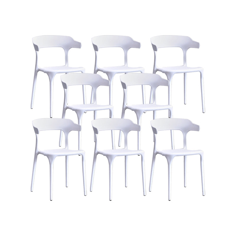 Nordic Armrest Stackable Chair with Acrylic Legs for Dining Room