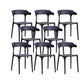 Nordic Armrest Stackable Chair with Acrylic Legs for Dining Room