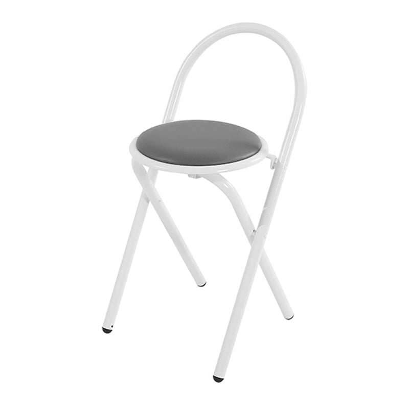 Contemporary Side Chair Metal Open Back Dining Chair for Indoor