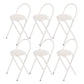 Contemporary Side Chair Metal Open Back Dining Chair for Indoor