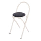 Contemporary Side Chair Metal Open Back Dining Chair for Indoor