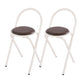 Contemporary Side Chair Metal Open Back Dining Chair for Indoor
