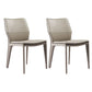 Modern Armless Chair Metal Frame Guest Chair for Dining Room