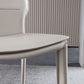 Modern Armless Chair Metal Frame Guest Chair for Dining Room