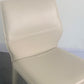 Modern Armless Chair Metal Frame Guest Chair for Dining Room