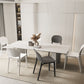 Nordic Backrest Stackable Chair with Acrylic Legs for Dining Room