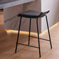 Industrial Style Metal Bar Stool Footrest Counter Stool for Restaurant