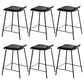 Industrial Style Metal Bar Stool Footrest Counter Stool for Restaurant