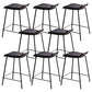 Industrial Style Metal Bar Stool Footrest Counter Stool for Restaurant