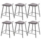 Industrial Style Metal Bar Stool Footrest Counter Stool for Restaurant