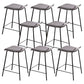 Industrial Style Metal Bar Stool Footrest Counter Stool for Restaurant