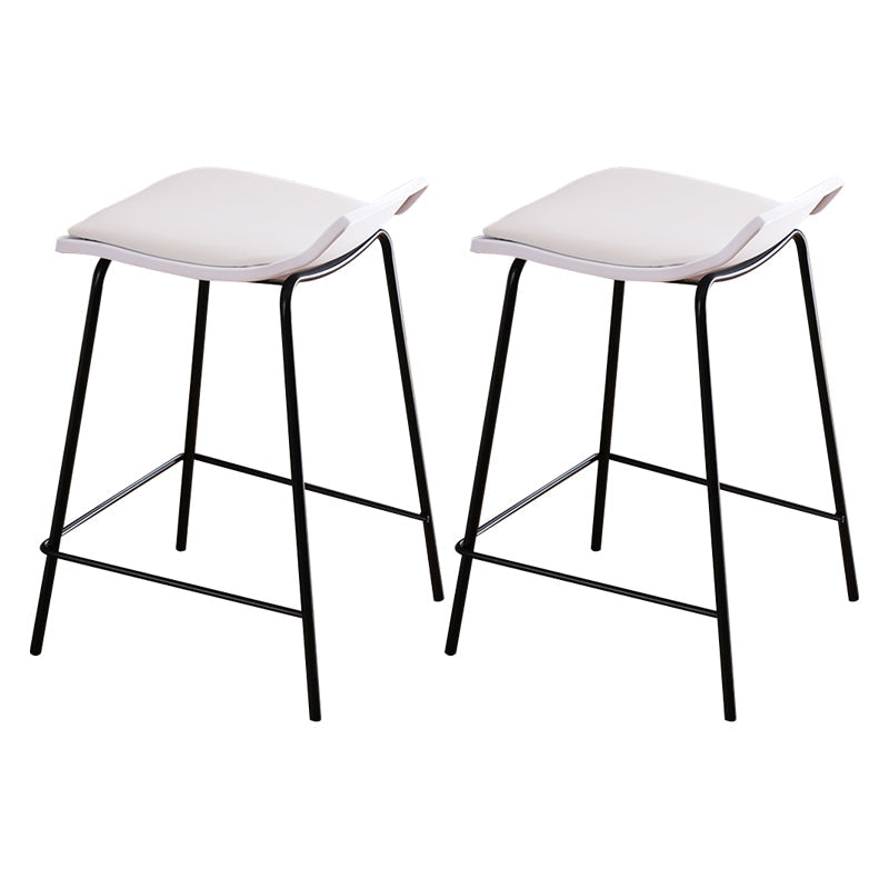 Industrial Style Metal Bar Stool Footrest Counter Stool for Restaurant