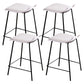 Industrial Style Metal Bar Stool Footrest Counter Stool for Restaurant