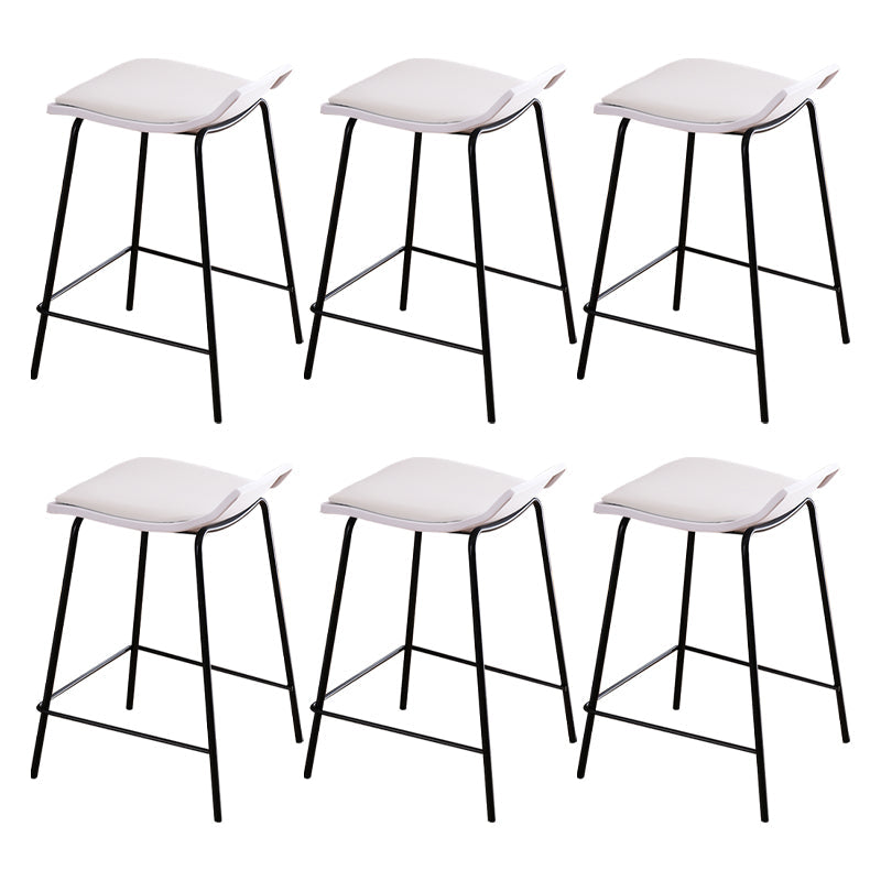 Industrial Style Metal Bar Stool Footrest Counter Stool for Restaurant