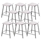 Industrial Style Metal Bar Stool Footrest Counter Stool for Restaurant