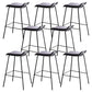 Industrial Style Metal Bar Stool Footrest Counter Stool for Restaurant