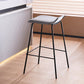 Industrial Style Metal Bar Stool Footrest Counter Stool for Restaurant