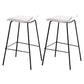 Industrial Style Metal Bar Stool Footrest Counter Stool for Restaurant