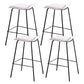 Industrial Style Metal Bar Stool Footrest Counter Stool for Restaurant