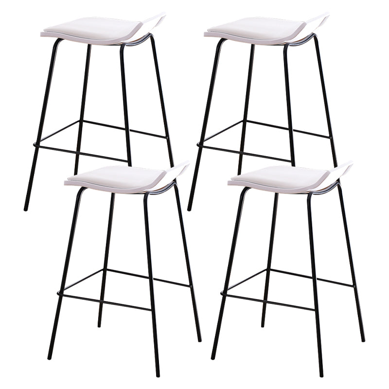 Industrial Style Metal Bar Stool Footrest Counter Stool for Restaurant